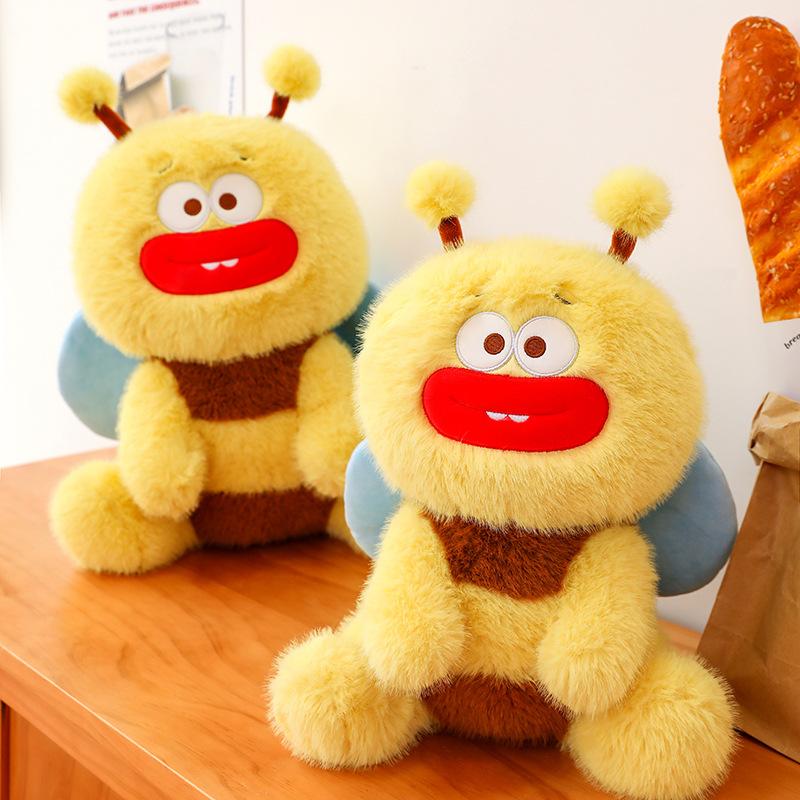 Sausage Mouth Bee Plush Toy Ugly Cute Doll Doll Girl Children Doll Sleeping Pillow Birthday Gift