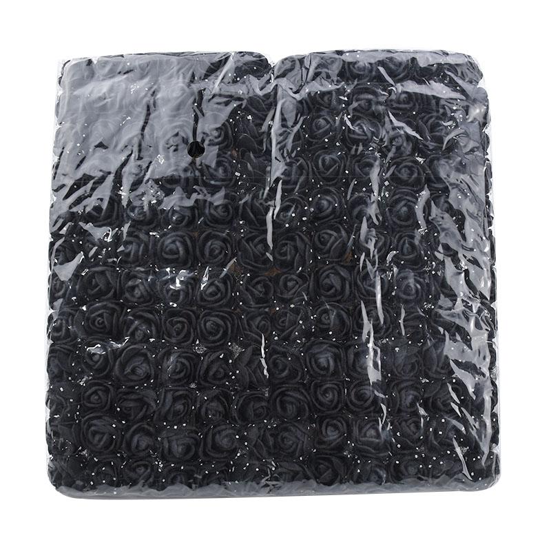 144pcs Artificial Flower PE Rose Outdoor UV Protection Garden Arch Wreath Wedding Home Diy Gift Box Festival Scrapbook Car Decor