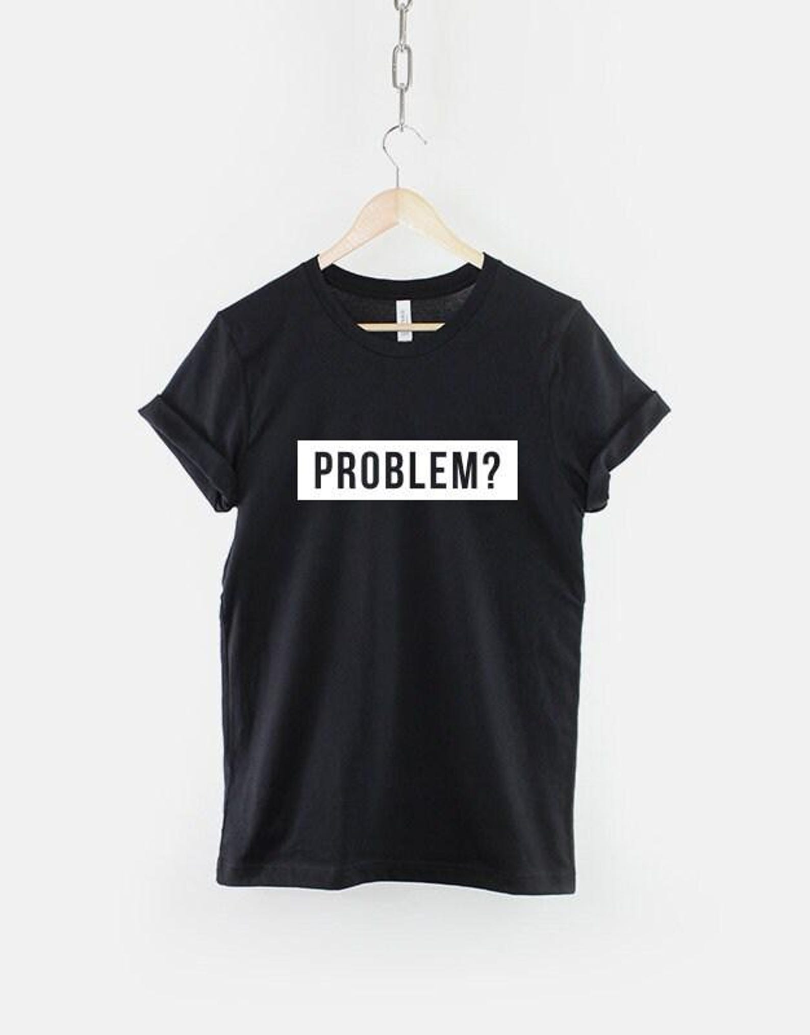 Problem Child Slogan T-Shirt: Bold Rebellion Print - Streetwear Style, Womens Fashion, Soft Cotton Blend 3XL