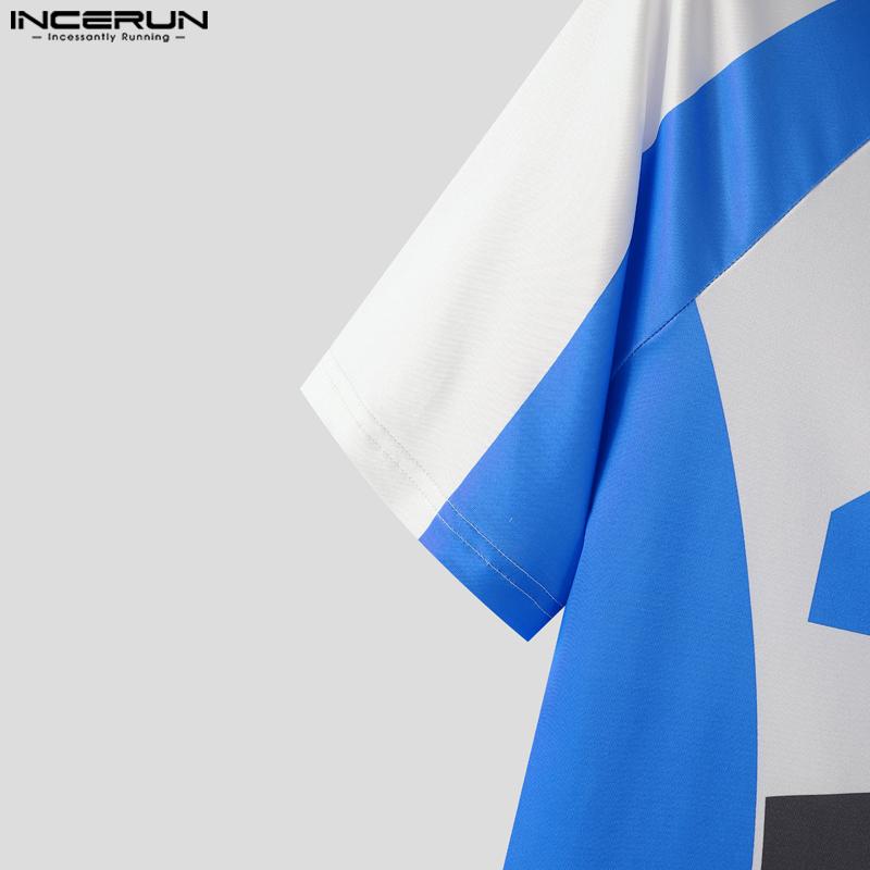 INCERUN Men's Sleeveless Letter Print Zip-up Fitted Jumpsuits Playsuits Underwear Pajamas