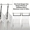 5pcs Versatile Hooks Space Saving, 5-hole Plastic Hangers, Wind-resistant Hangers