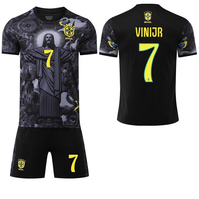 2526 Americas Football Jersey No. 10 Neymar 7 Vinicius National Team Commemorative #S