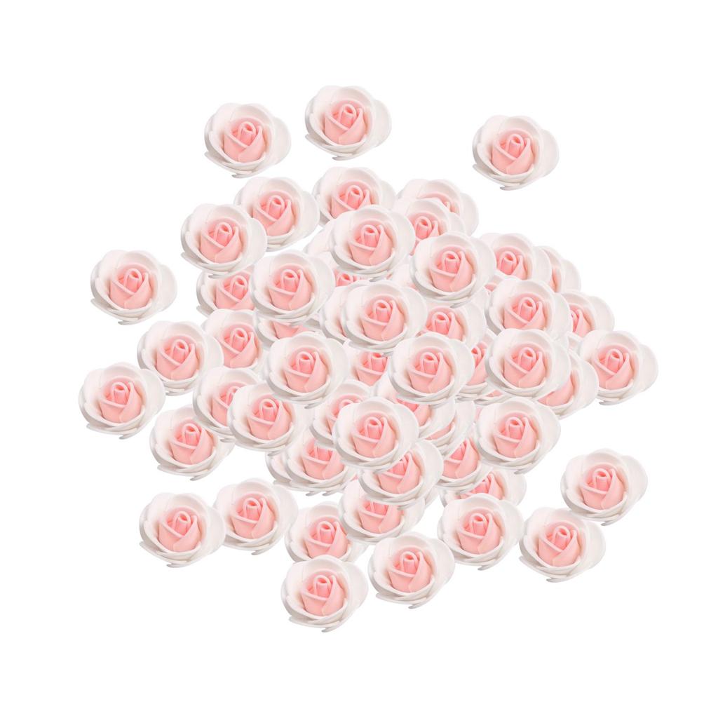 500x Artificial Flowers DIY Wedding Bouquets Home Simulation Mother's Day Party DIY Craft Foam Fake Flowers Roses Decoration
