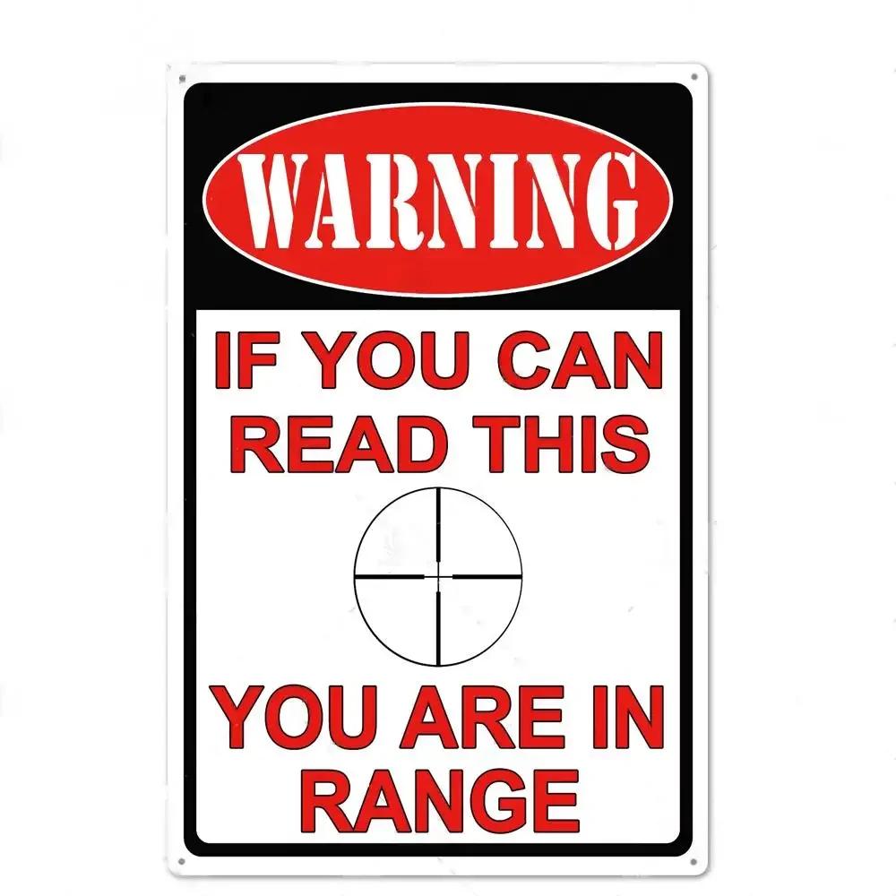 Funny Warning Sign Metal Sign Tin Sign Wall Decor No Trespassing Sign Metal Painting Wall Sticker Vintage Metal Tin Plate