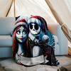 The Nightmare Before Christmas Theme Printed Blanket - Perfect for Couch, Bed, Travel & Outdoor Use | Machine Washable, Cozy & Durable.