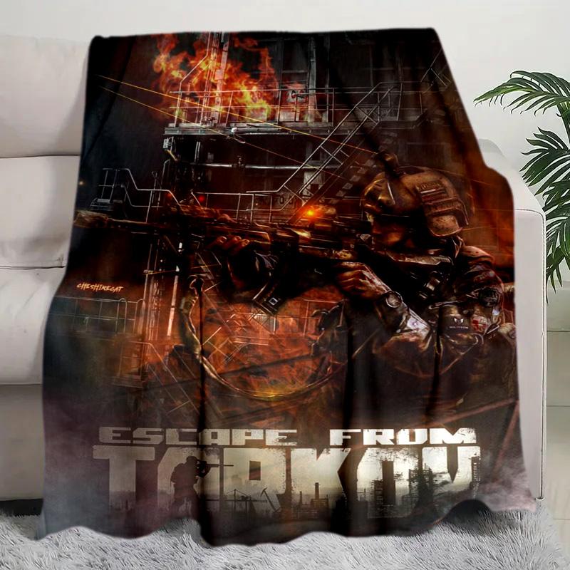 1PC Escape Tarkov Winter Edition Ultimate Tactical Gear All Seasons Soft Comfortable Blanket Suitable Sofa Office Outdoor Travel Home Use