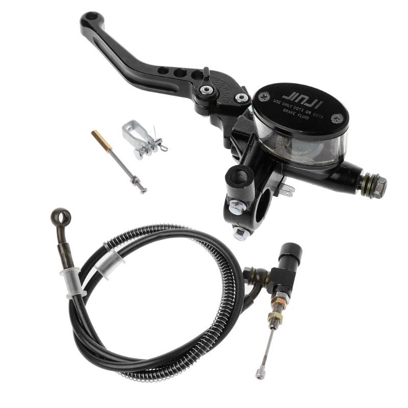 

7/8 22mm Motorcycle CNC Hydraulic Clutch Kit Lever Master Cylinder Knitting Oil Hose 125 ~ 250cc