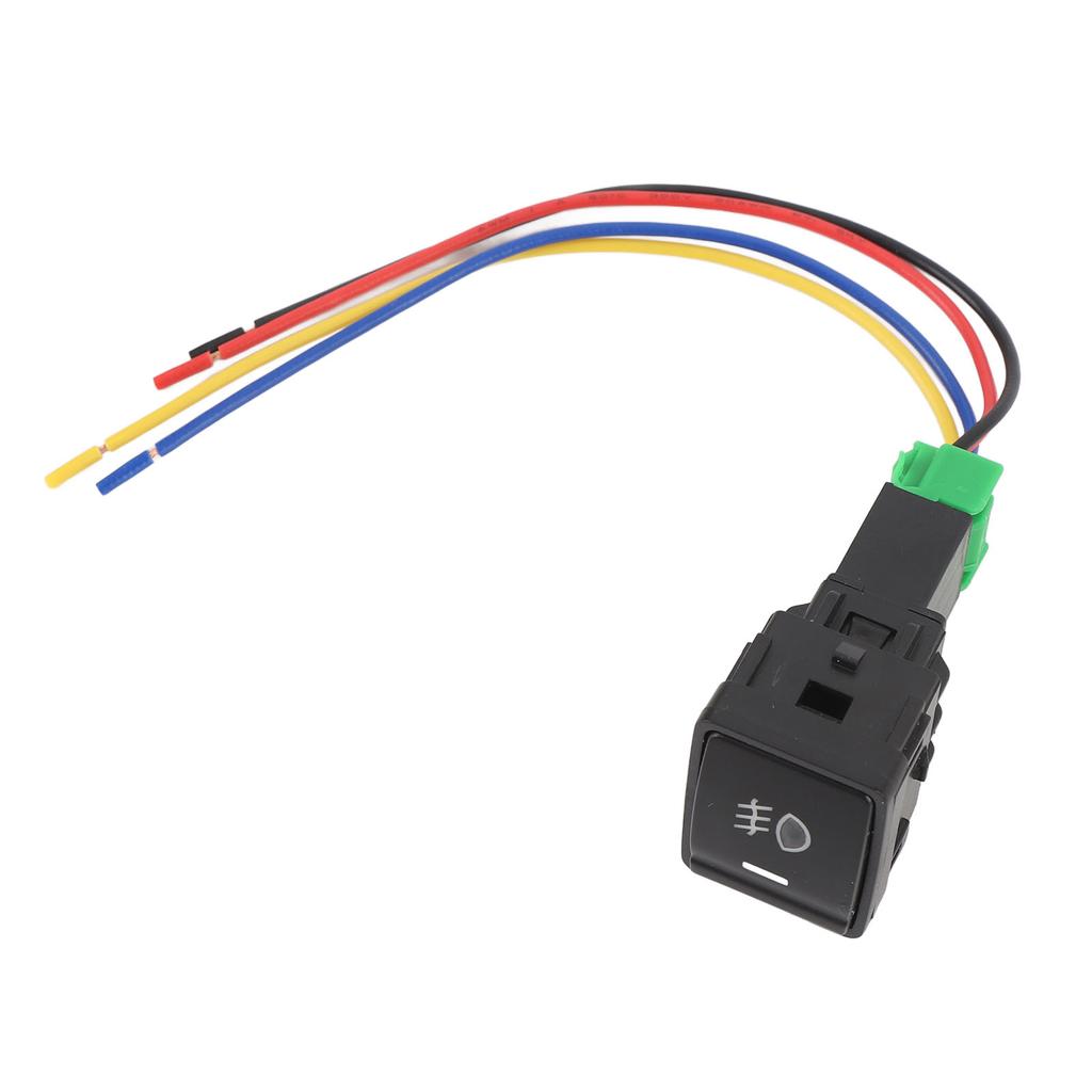 4-poliger 12V Drucktaster mit LED-Anzeige Stoßfest Sichere Verbindung Nebelscheinwerfer-Drucktaster