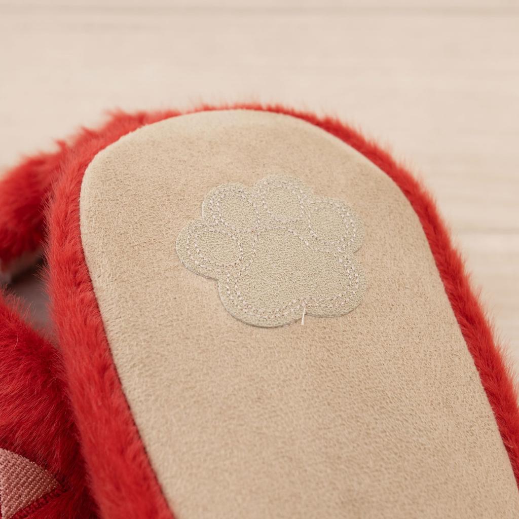 Senko Little Devil Cat Mel Charles Slippers, Rachel/Mel Charles/Lila Charles, (Red)