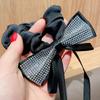 New Korean Fashion Bow Ribbon Hair Loop for Women Exquisite Temperament Rubber Band Headband Girls Hair Accessories