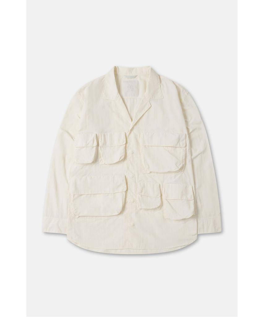 Kolon Sport [Atelier Line] Men'S Multi-Pocket Work Shirt 6Mjjs26501Cre
