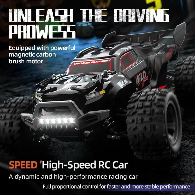 Non-Toxic Jjrc Rc Drift Car 1/18 4Wd Racing Off Road Drifting 28 Km/H High-Speed Remote Control Car Shock-Absorbing Vehicle Toys Children
