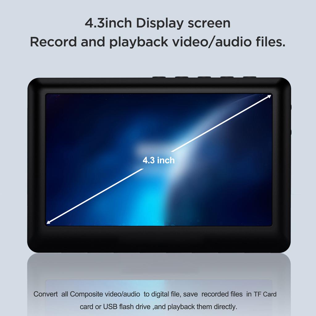 Ezcap180 AV Recorder Video Audio Capture Box Analog To Digital Converter Record Video From VHS VCR S Camcorder DVD