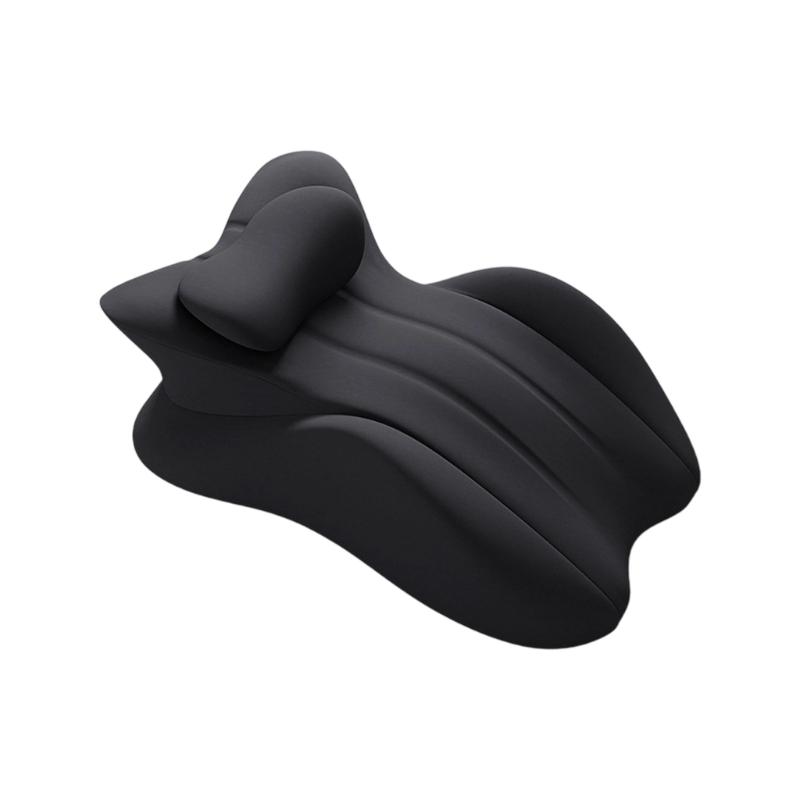 Ergonomic Memory Foam Pillow for Side Sleepers Reading Bed with Removable Cover Sleeping pillow plus