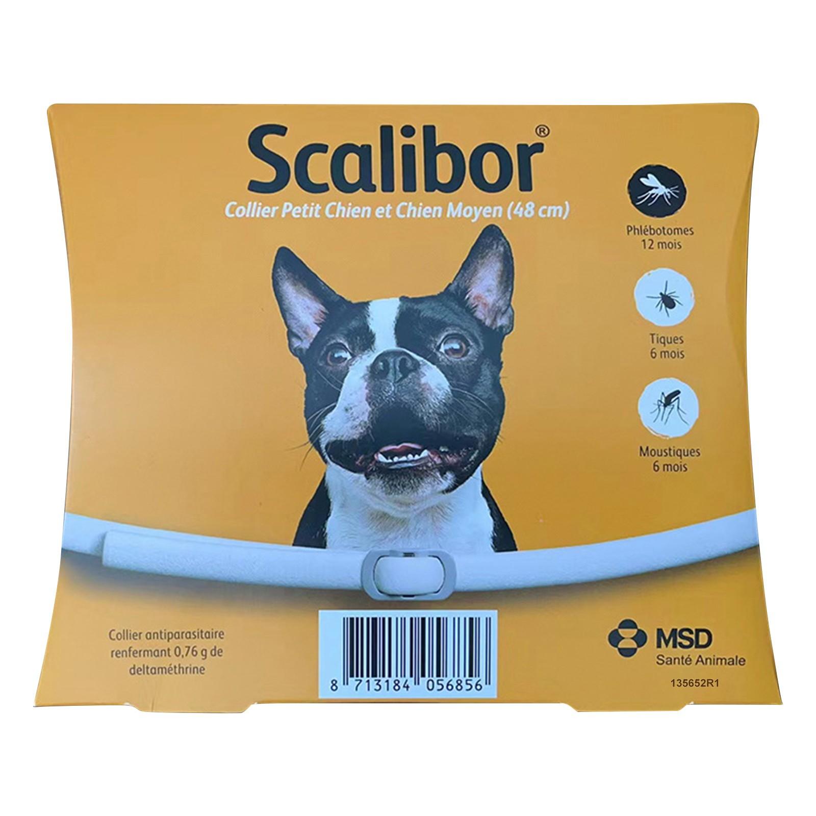 12 Mesi, Bianco, Collare Antiparassitario, Antipulci, Antizecche, Leishmaniosi,Per Cani Piccoli E Medi One Size