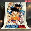 Dragon Ball Cozy Sleeping Blanket Soft Flannel Warm Blanket for Night Rest Bedroom Use THW
