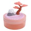 Mini Desk Humidifier with Cherry Tree Landscape Decoration Colorful Light 320ml Capacity Cool Mist U