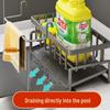 Multi-Function Kitchen Rack: Dish Drainer, Soap & Sponge Holder, Washbasin Storage
