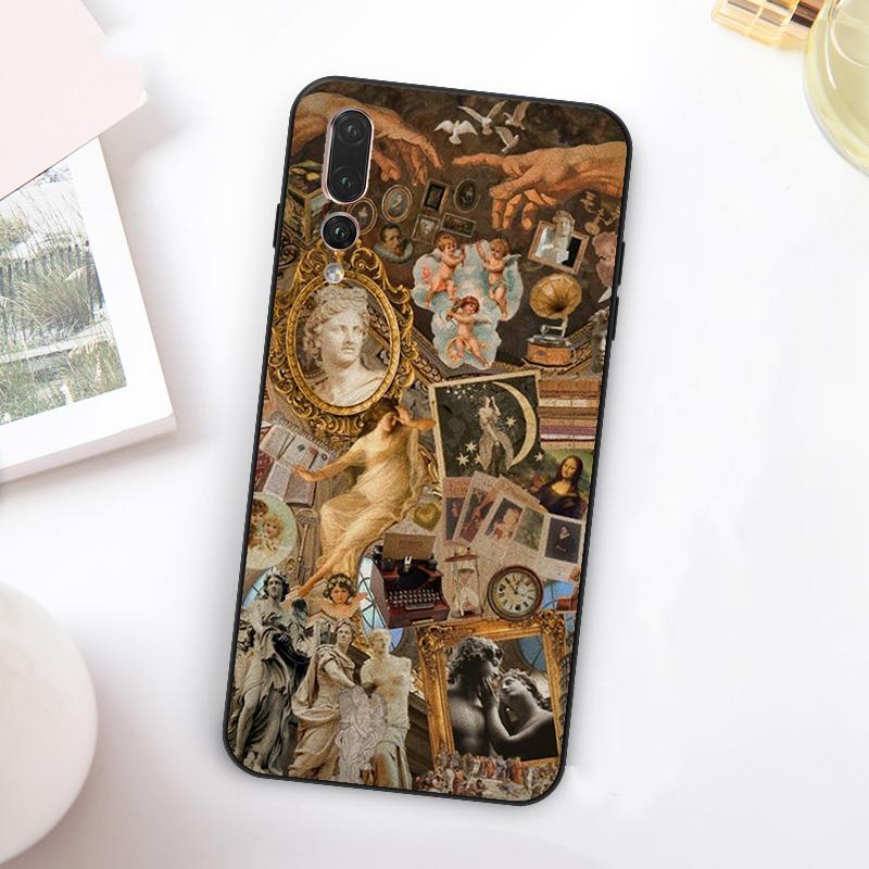 

Renaissance Famous painting Collage For Huawei Nova Y60 Y70 Y90 Y72 Y73 Y61 Y91 7i 8i 11i 12i 12s 9 10 SE P20 P30 P40 Lite Case Huawei P30 Lite