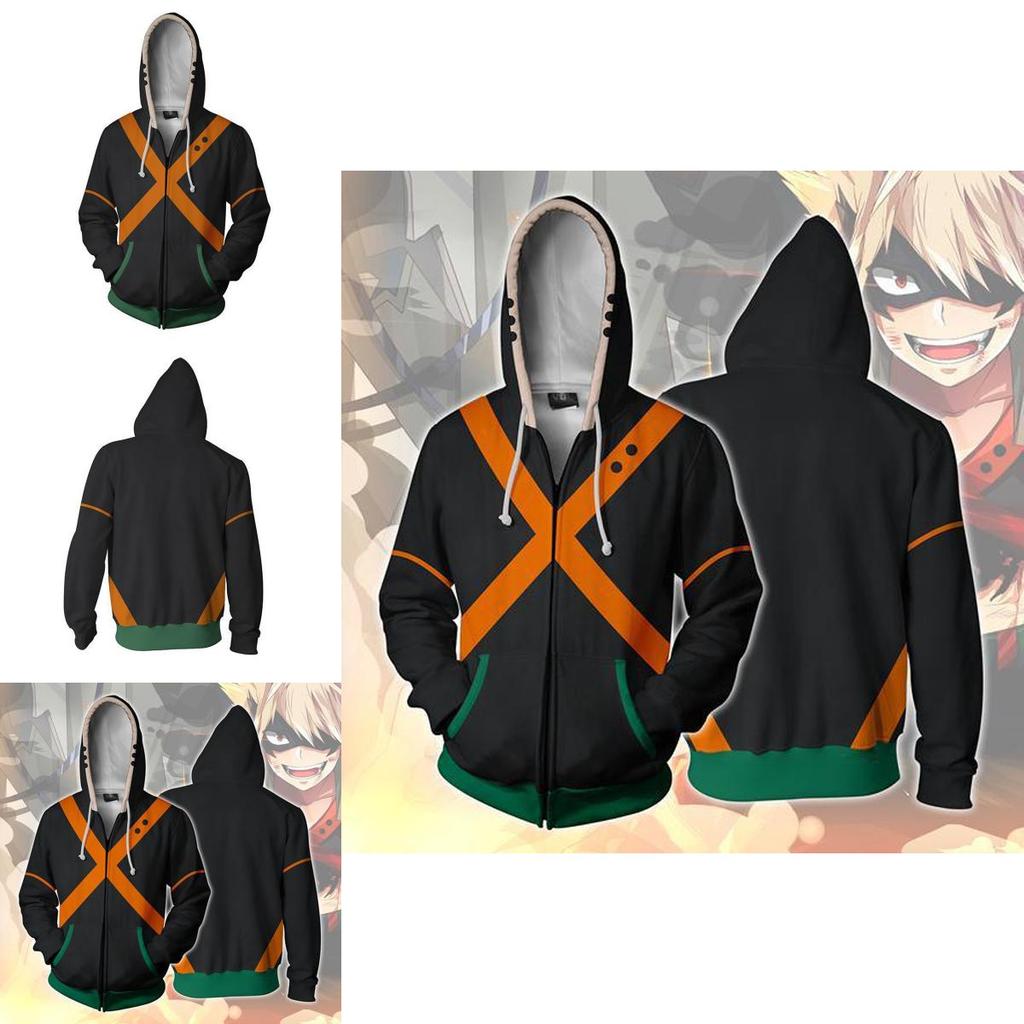 Przytulny My Hero Academia Lzuku Midoriya Bakugou Katsuki Sweter Płaszcz Bluzy Kurtka