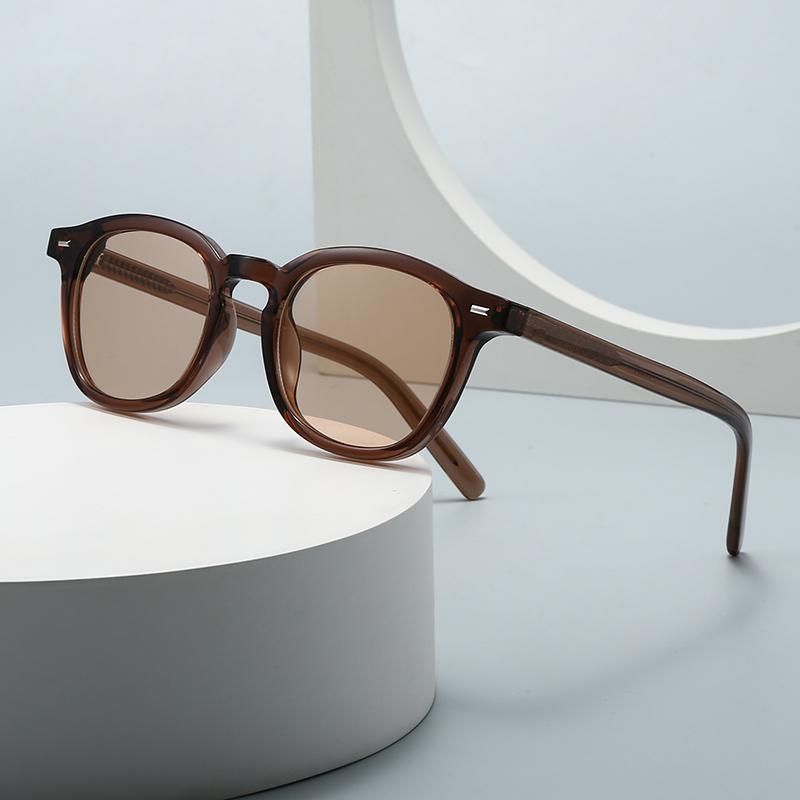 European and American Cross-Border Trendyy Street Photography Retro Literary Acrylic Insert Sunglasses Modern Charm Ins 28011