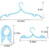 RZJZGZ 12Pcs Folding Travel Hanger Portable Clothes Hangers Foldable Non-Slip, Lightweight for Home and Travel
