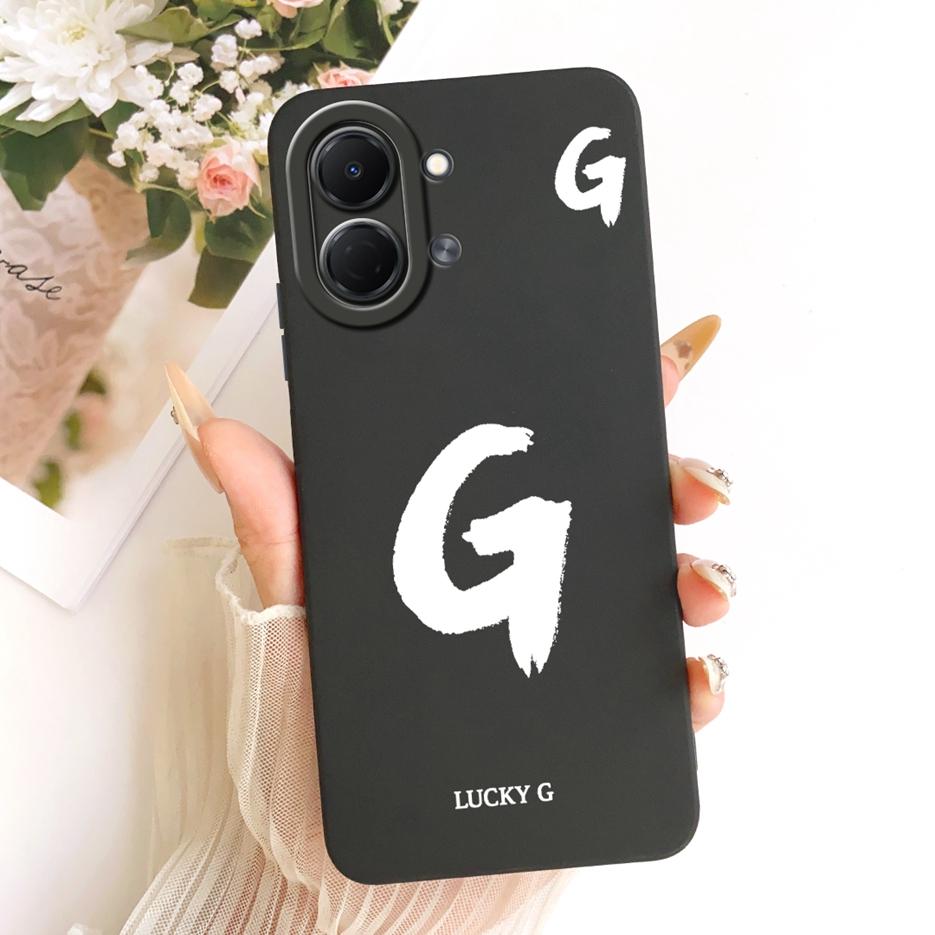 For Tecno Spark Go 3 Case KN3 Cute Lucky Letters Cover Shockproof Soft TPU Phone Case For Tecno Spark GO 3 SparkGO3 Fundas Coque