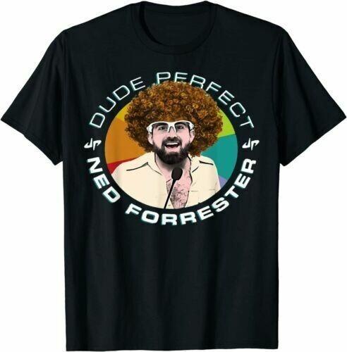 Dude Perfect Ned Forrester Unisex Black T-shirt S-3XL Unisex T-Shirt XXL