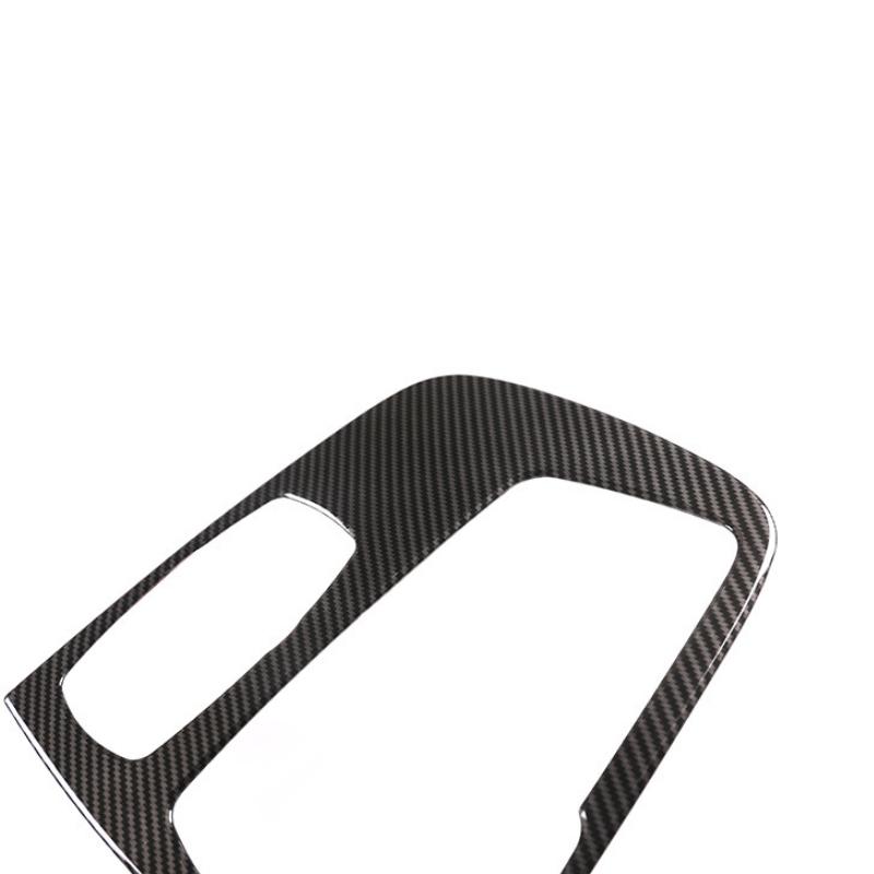 For BMW 7 Series G11 G12 2016 2017 2018   Car Carbon Texture Center Control Gear Shift Panel Frame Cover Protective Trim