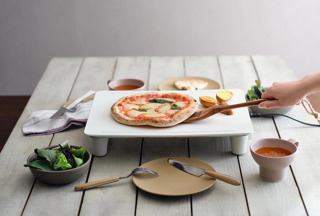 Abien Magic Grill Hot Plate Easy To No Oil Smoke 2 Year Extended Abien MAGIC GRILL White Plate, Smoke-resistant Yakiniku, Removal, Clean, Compact,