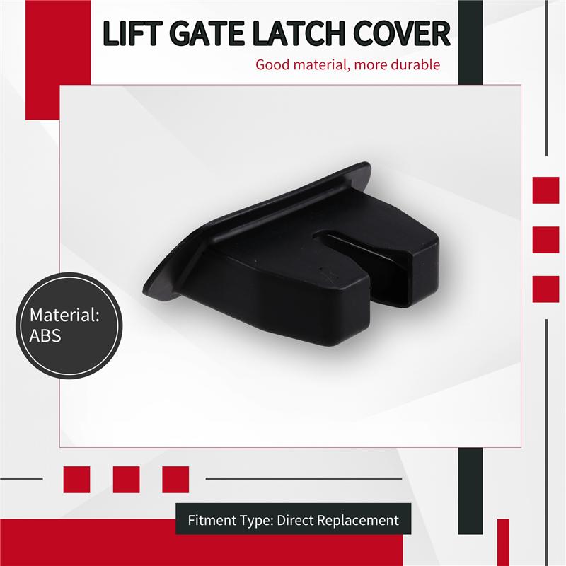 Black Lift Gate Latch Cover For Tesla Model 3/For Y Car 1584544-00-C Black Cinch Design