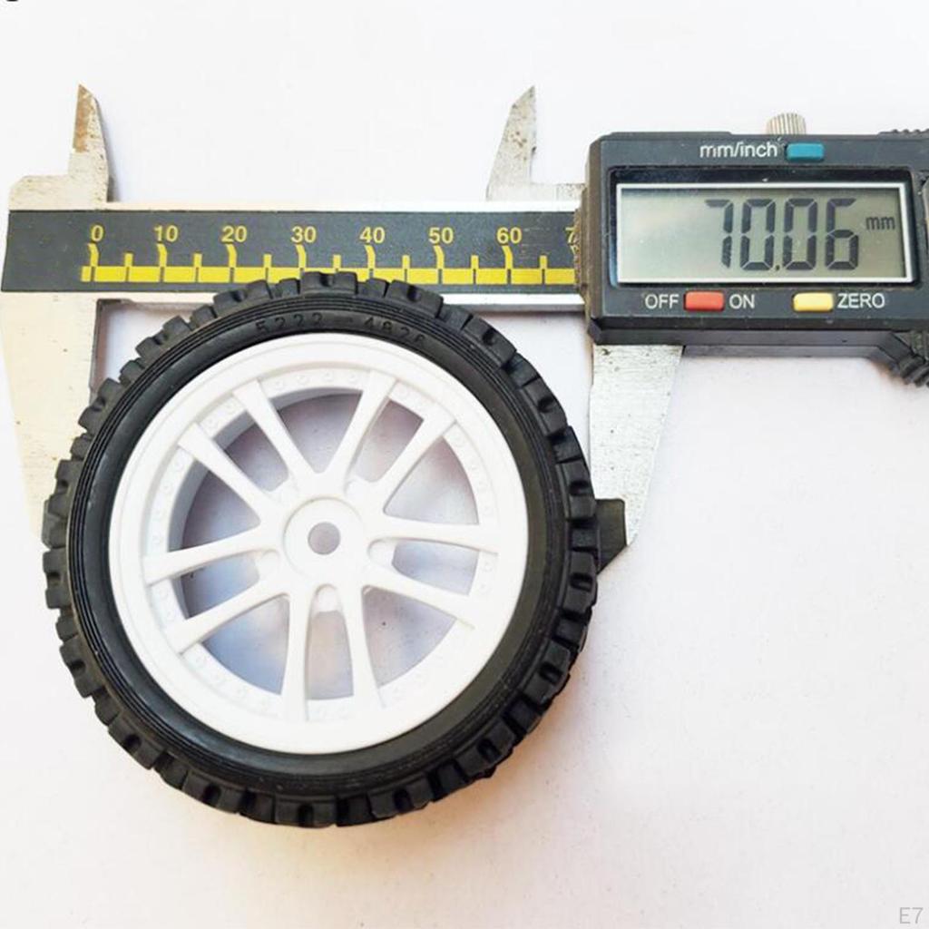 1/10 RC Car Wheel Tires Replacement Universal Accessory