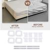 Lock Sheet Holders Heavy Duty Bed Sheet Holder Corner Fitted Sheet Straps with Lock Strips Fot Single Double Queen King Sized Beds
