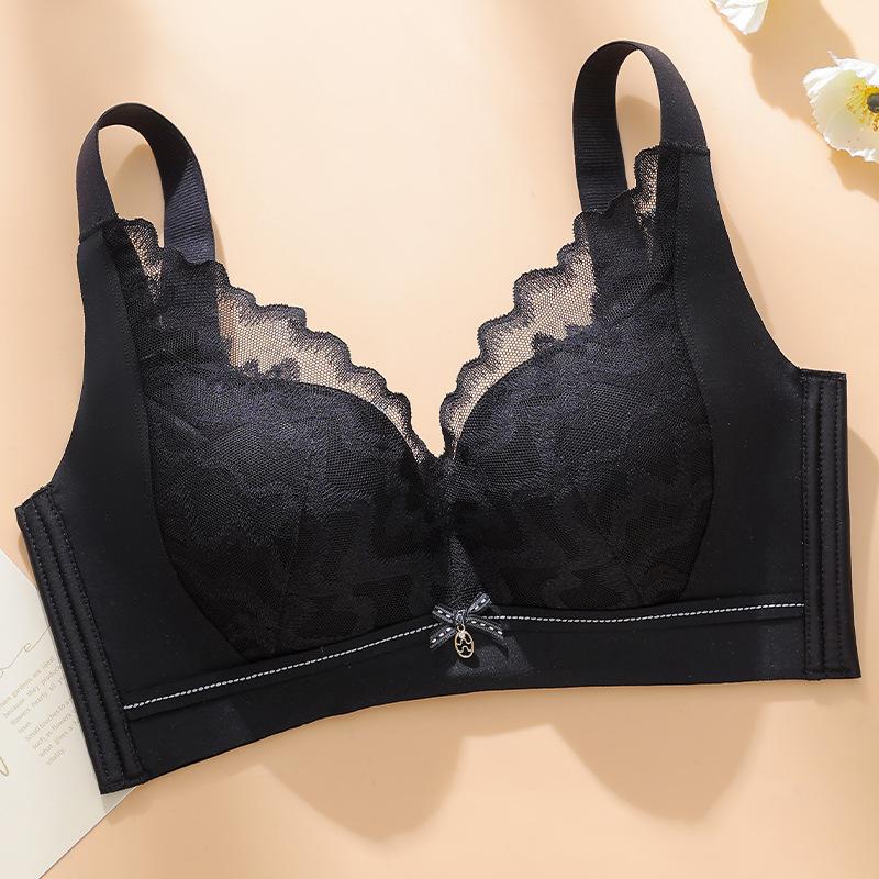 

Бюстгальтеры без косточек: Женский бюстгальтер с тонкой чашкой большого размера, полночашечный, регулируемый, со спинкой из кружева, бюстгальтер пуш-ап 34/75C