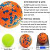 Indestructible Dog Ball Toy for Aggressive Chewers Durable, Bouncy, and Lightweight Floating Chew Ball for Fetch Play with Large and Medium Dogs
