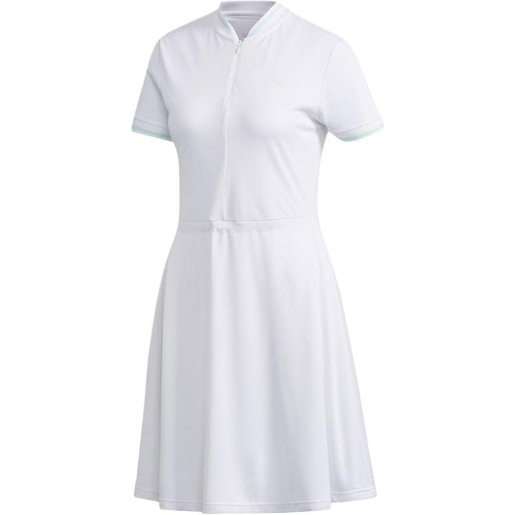 Adidas Neo Short Sleeved Dress Women s White DZ9283 M