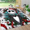 1Pc Christmas Jack Skellington Carpet Rug Soft Washable Antislip Home Living Room Sofa Mats Personalized Christmas Rug
