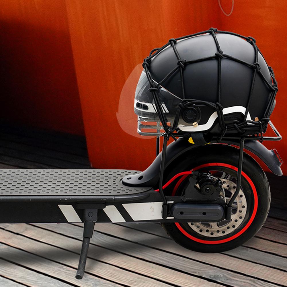 Elasticated Bungee Cargo Luggage Package Net With 6 Hooks For Rear Bicycle Bag Basket Scooters Motorcycle Helmet Cargo Net New