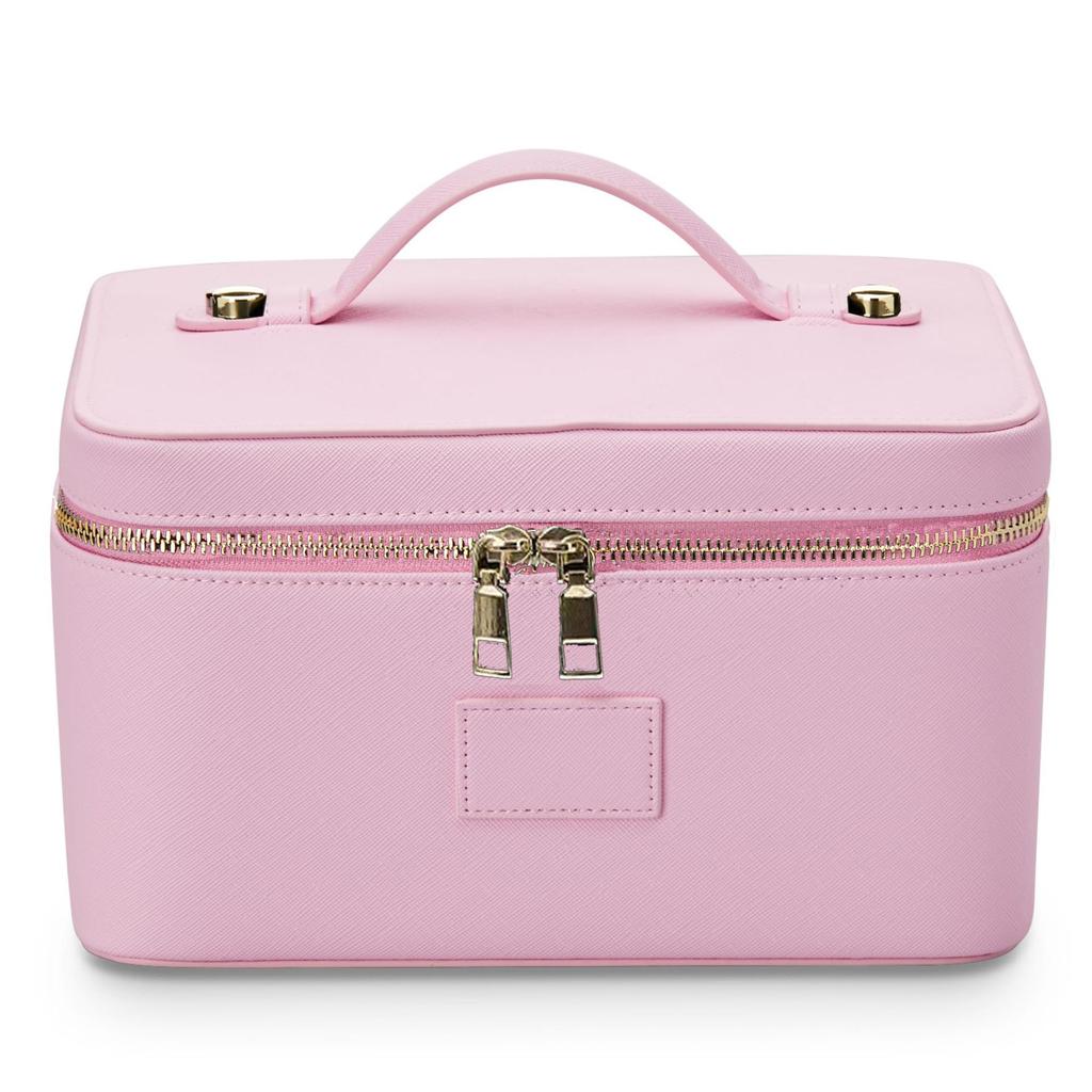 Nuova Borsa Trucco di Lusso Leggero di Alta Qualità Borsa a Mano di Grande Capacità in Pelle PU Borsa da Donna con Scomparti