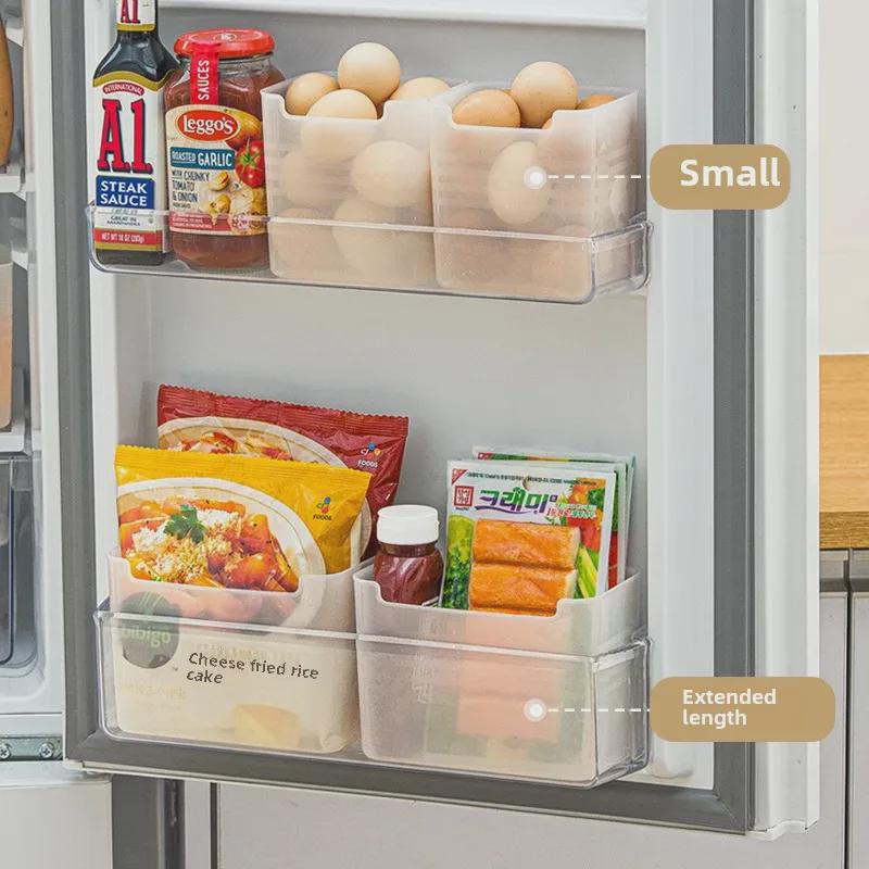 Japanese Style Transparent Food-Grade Refrigerator Storage Box