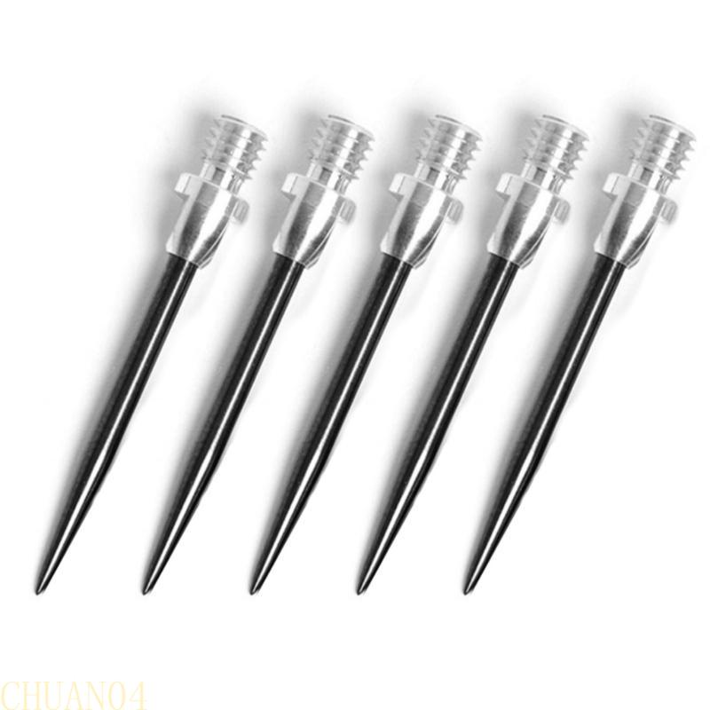 A1A2 Set of 5 Dart Steel Points Converter Points 2BA Thread Tip for Steel Tip Dart and Soft Tip Dart Part Dart Accessories