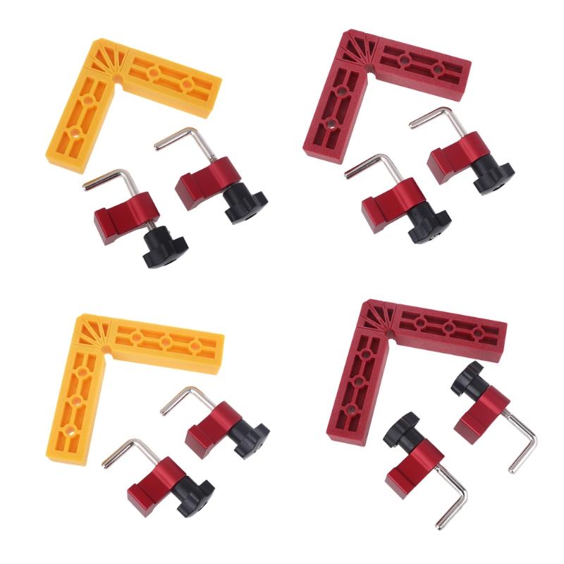 Plastic Positioning Squares Right Angle Clamps 90 Degree Corner Clamp Woodworking Tools for Wood Cabinets Best Gift for