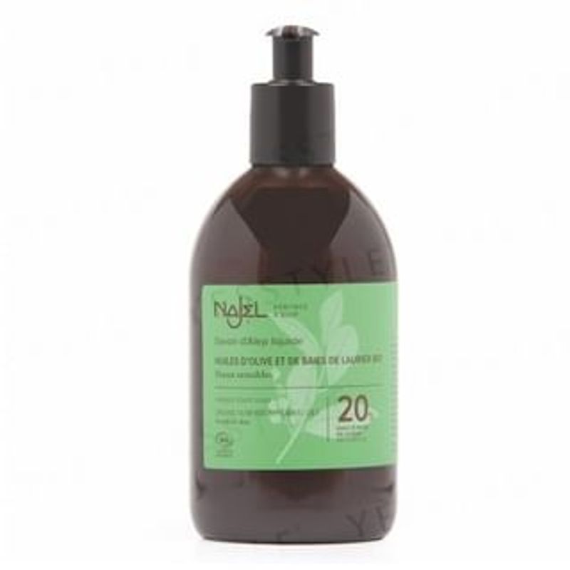 Najel - Organic Aleppo Liquid Soap 20% BLO 500ml