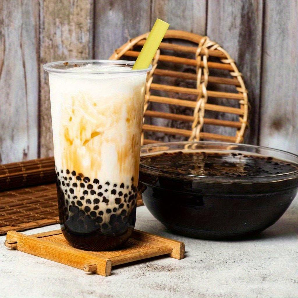 50Pack Colorful Reusable PP Wide Straws - 1.1cm/21cm for Boba, Shakes & Popsicles. Food-safe, Durable Drink Accessories