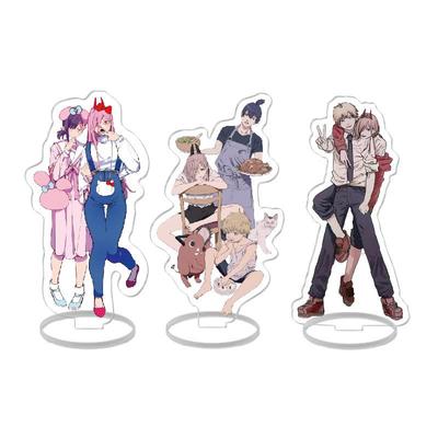 Anime Acrylständer Actionfigur Spielzeug Chainsaw Man PVC Acrylständer Denji Power Desktop Ständer Modell Spielzeug Geschenk