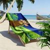 Snufkin Art Print Beach Towel, Large Soft Quick Dry Towel for Beach Camping Swimming