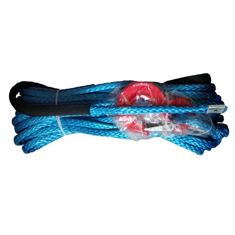 10MM X 30M Synthetic Winch Rope With Hook For 4WD 4X4 UTV