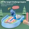 Bounce Dinosaur Bowling Toy ABS Table Top Bowling Game  Birthday Party Decor