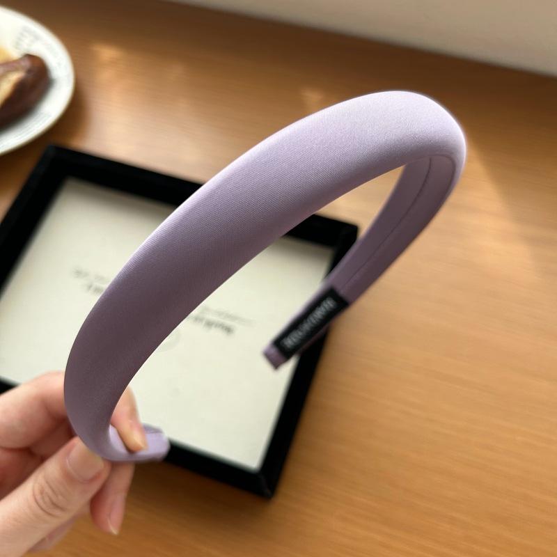 Korea Solid Color Headbands For Women White Hairband Adults Sponge Head Bands Girls Black Hair Hoop Jewley Accessories