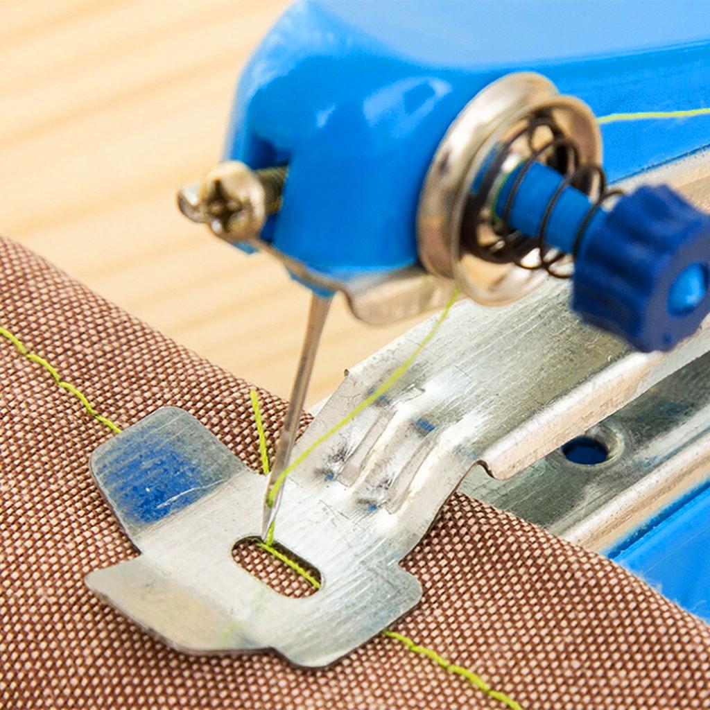 Portable Needlework Cordless Hand-Held Clothes Fabrics Sewing Machine